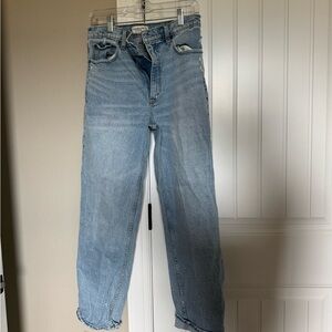 Abercrombie 90s straight ultra high rise jeans